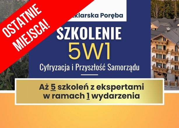 Bilety na  Szkolenie 5w1 - Cyfryzacja i Przyszłość Samorządu