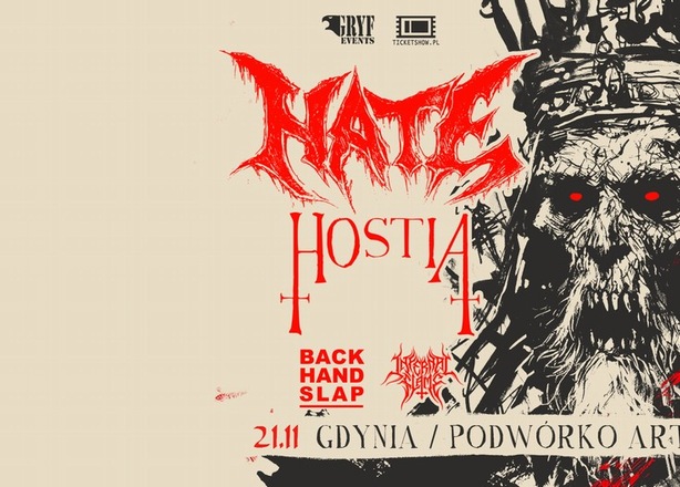 Bilety na  Koncert Hate / Hostia /  Infernal Flame klub Podwórko Art. Gdynia