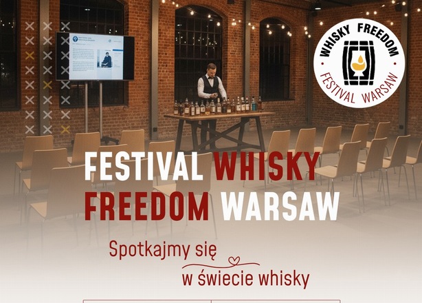 Bilety na MasterClass (degustacje płatne) podczas Festiwal Whisky Freedom